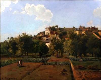 The Garden of Maubuisson, Pontoise by Camille Jacob Pissarro